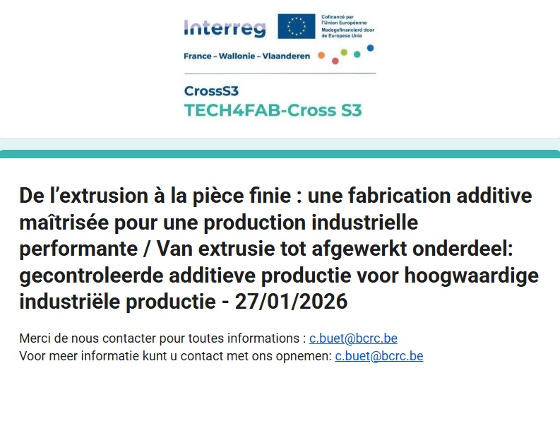 Uitnodiging om deel te nemen aan de eerste Tech4Fab-CrossS3-workshop!
