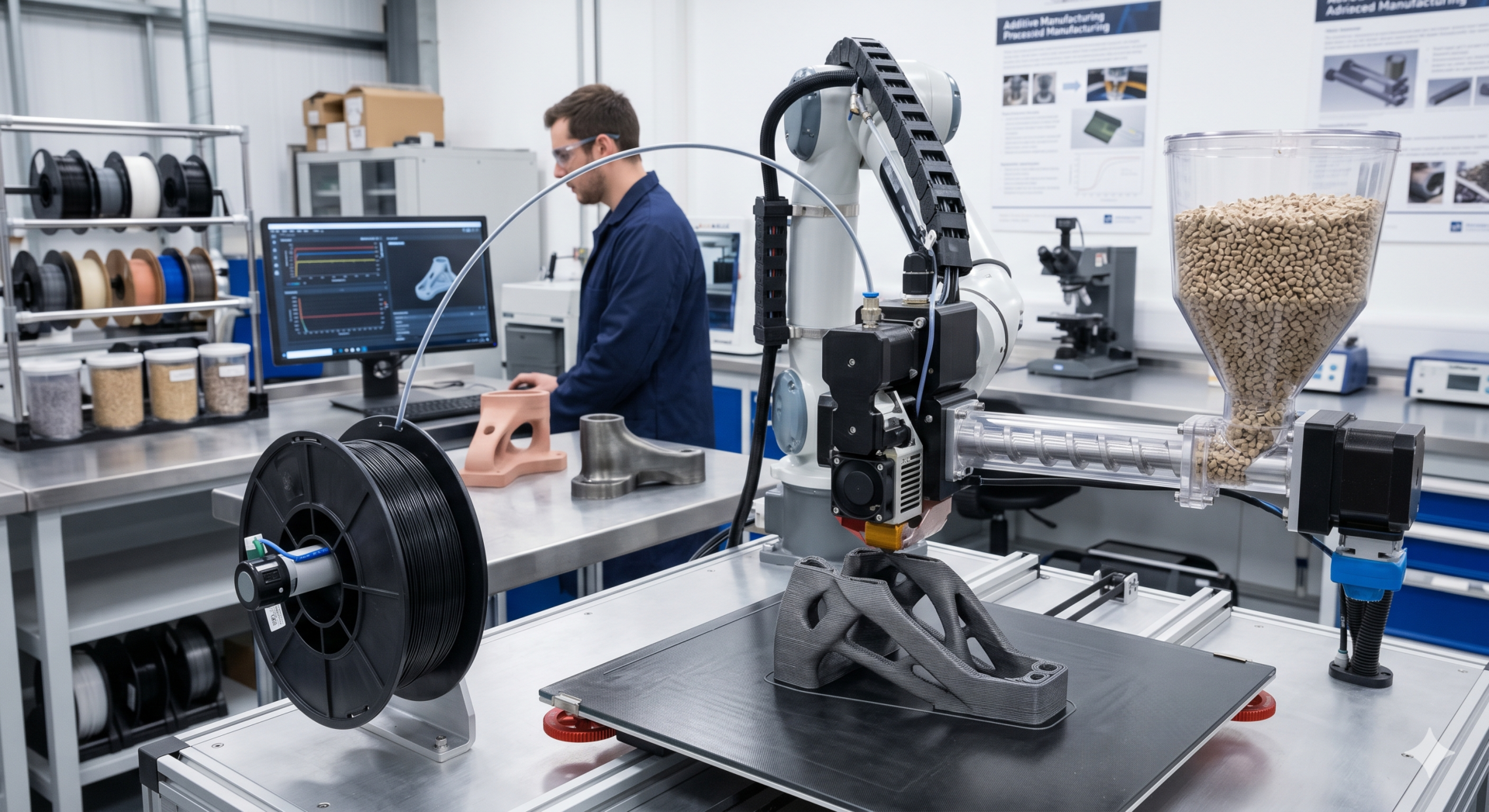 Frontières de l&rsquo;extrusion matière : Du polymère technique aux composites fonctionnels